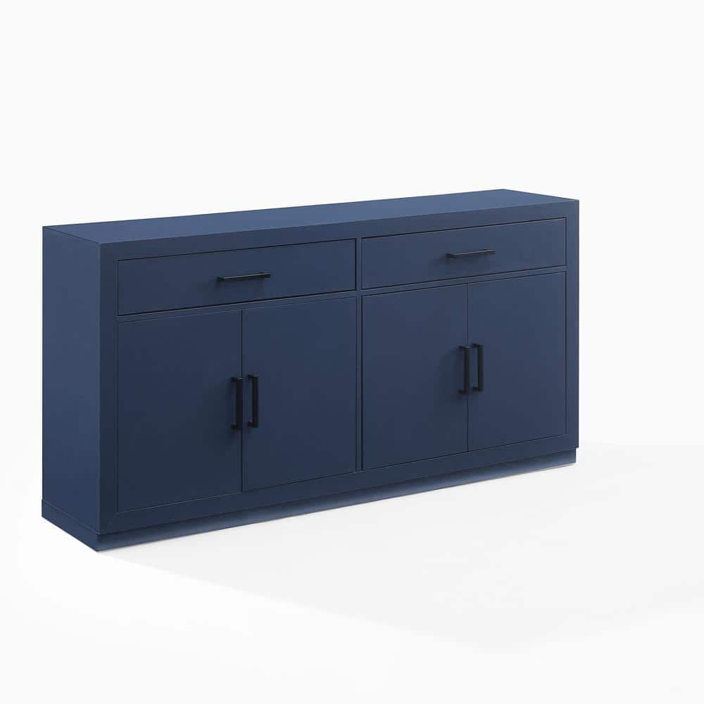Isla Navy MDF Modern Sideboard Buffet Cabinet with Storage