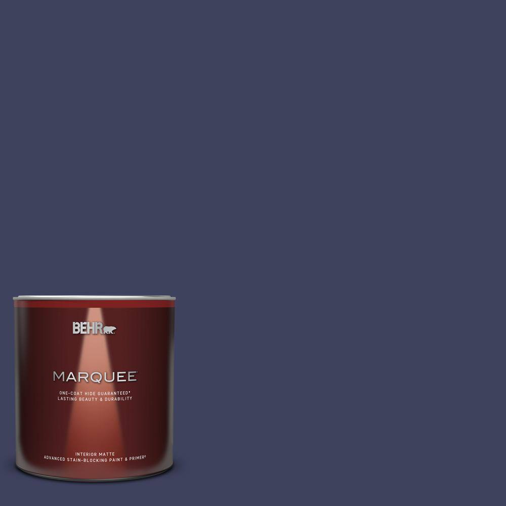 1 qt. Home Decorators Collection #HDC-MD-01 Majestic Blue Matte Interior Paint & Primer
