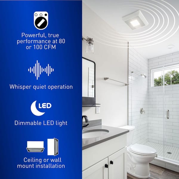 Reviews for Panasonic WhisperThin DC LED Pick-A-Flow 80 -100 CFM