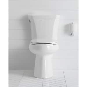 KOHLER Lustra Elongated Closed-Front Toilet Seat with Quick 