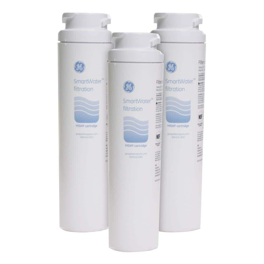 Genuine OEM GE MSWF SmartWater Refrigerator Water Filter Cartridge,2 Pack 