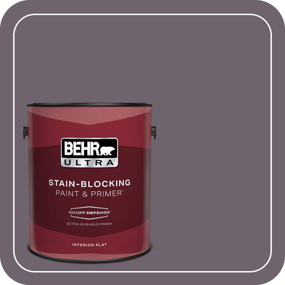 1 gal. #670F-6 Vintage Grape Extra Durable Flat Interior Paint & Primer price history on PriceWatchPro