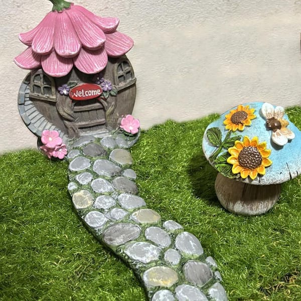 Cayway 240 Mini Briques Rectangulaires Grises – Pour Jardin Féerique, Terrarium, Diorama – Échelle 1:16 – En Terre Cuite Réaliste