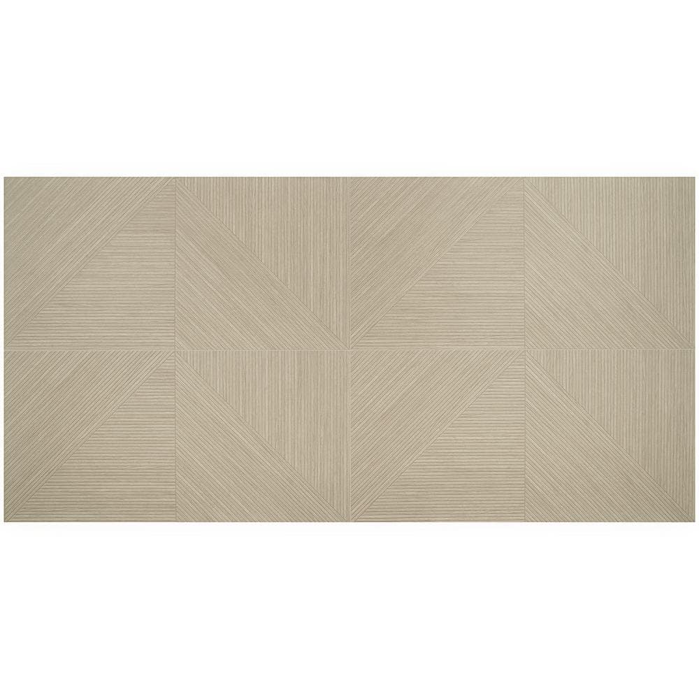 Large Matte Oak Porcelain Wood Look Wall Tile