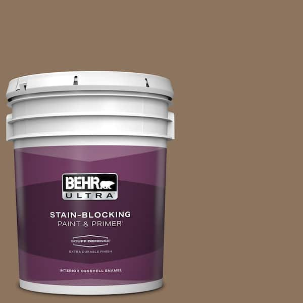 BEHR ULTRA 5 gal. #N260-6 Outdoor Cafe Extra Durable Eggshell Enamel Interior Paint & Primer