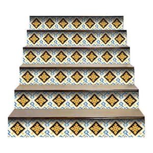 Amelia Yellow 6 in. x 6 in. Vinyl Peel and Stick Tile (6 sq. ft./Pack)