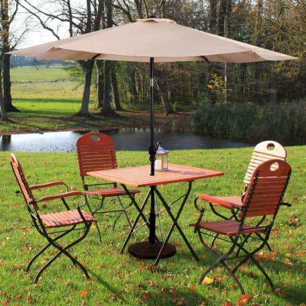 Best Choice Products 10ft Outdoor Steel Market Patio Umbrella w/ Crank,  Tilt Push Button, 6 Ribs - Lemon Lime 