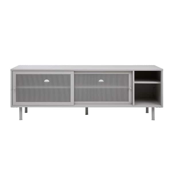 Unbranded Grey-Beige TV Cabinet Fits TV's Up to 55 in. to 66 in.