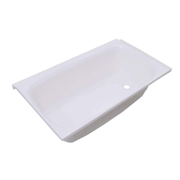 Lippert Components Kinro ABS RV Full Tub - 24 in. x 40 in., Right Hand, White
