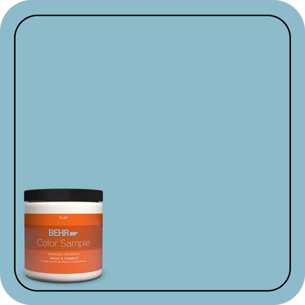 8 oz. #S460-3 Blue Echo Flat Interior/Exterior Paint & Primer Color Sample price history on PriceWatchPro