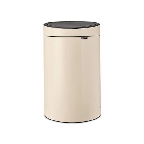 Brabantia Touch Top Trash Can 10.6 Gal. (40 l), Bucket - Soft 200748 - The Home Depot