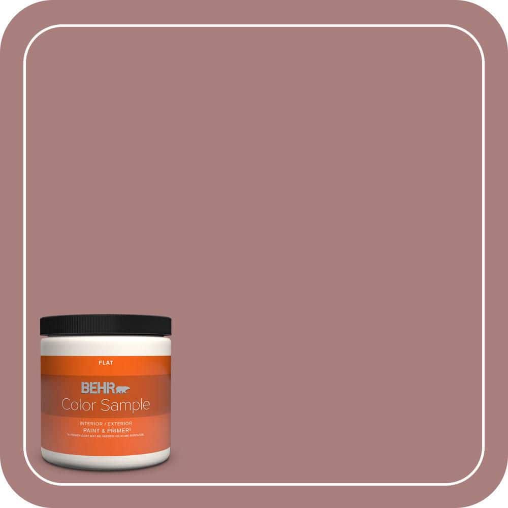8 oz. #140F-4 Bedford Brown Flat Interior/Exterior Paint & Primer Color Sample price history on PriceWatchPro
