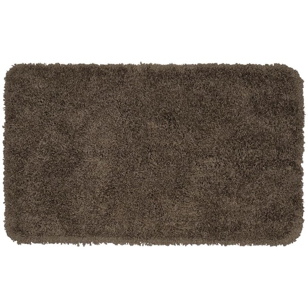 Garland Rug Serendipity Chocolate 30 in. x 50 in. Washable Bathroom Accent Rug