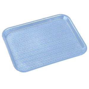 14 in. x 18 in. Polypropylene Serving/Food Court Tray in Slate Blue (Case of 12)