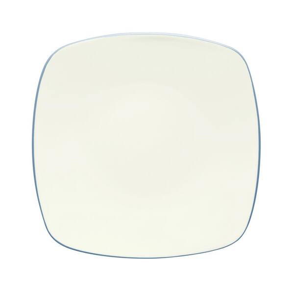 Noritake Colorwave Ice Light Blue Stoneware Square Dinner Plate 10-3/4 in.
