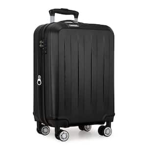 Elite Dori Expandable Carry-On Spinner Luggage, Black