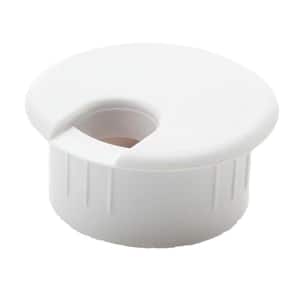 2 in. Furniture Hole Cover, White