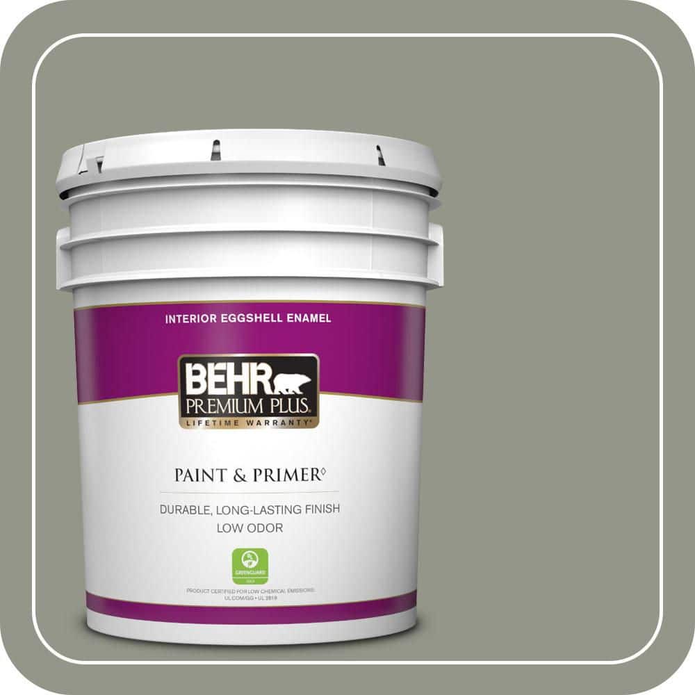 5 gal. #ECC-36-1 Shady Willow Eggshell Enamel Low Odor Interior Paint & Primer price history on PriceWatchPro