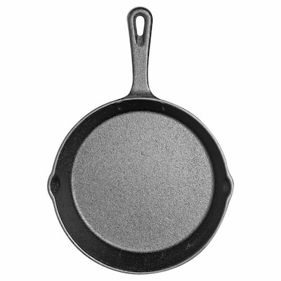 NutriChef 6-Piece Cast Iron Nonstick Skillet Set in Black NCCIPS3P49 - The  Home Depot