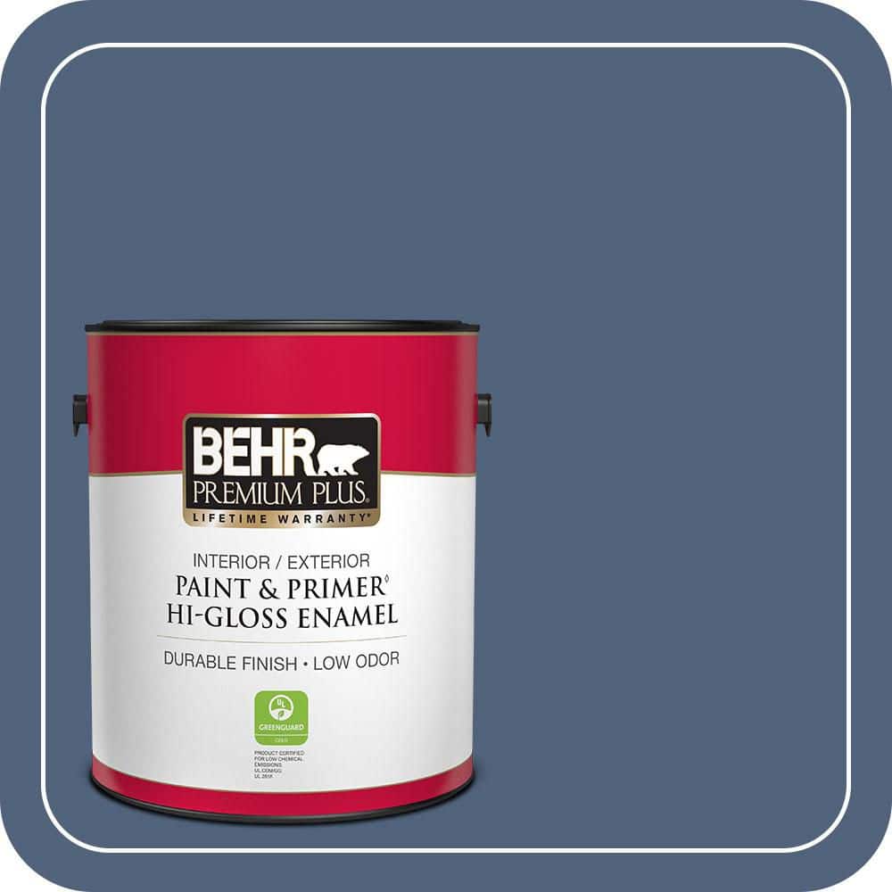 1 gal. #PMD-64 Evening Symphony Hi-Gloss Enamel Interior/Exterior Paint & Primer price history on PriceWatchPro