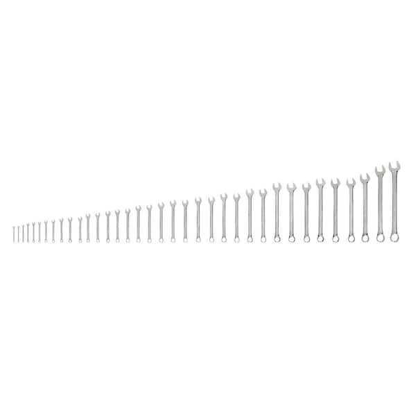 Combination Wrench Set, 36-Piece (6-50 mm, Common Sizes)