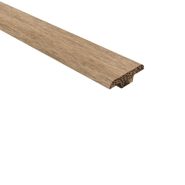 Unbranded Solid Hardwood Trim Strand Woven Bamboo Mojave 0.362 in. Thick x 1.25 in. Wide x 72 in. Length Bamboo T Molding