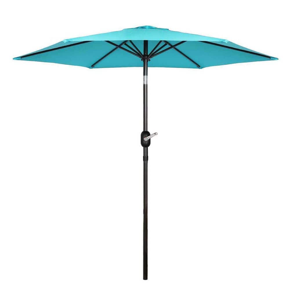 7.5 ft. Market Outdoor Patio Umbrella for Inground Pool Balcony Backyard in