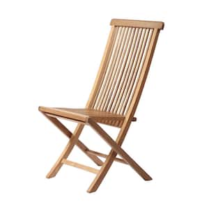 Klip Klap Natural Teak Wood Folding Outdoor Lounge Chair