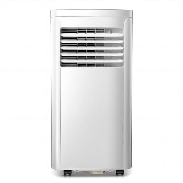 COWSAR 6,000 BTU (SACC) Portable Air Conditioner Cools 270 Sq. Ft. with Dehumidifier, Remote and 24Hrs Timer in White