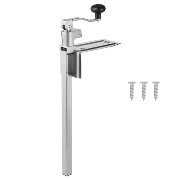Commercial Can Opener, Heavy-Duty Manual Tabletop for Cans Up to 11.8 in. Height, Adjustable, Fixed with Screws