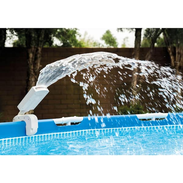 LED Pool Sprayer w/ Multi-Color Lights- Above-Ground Frame Pool Compatible