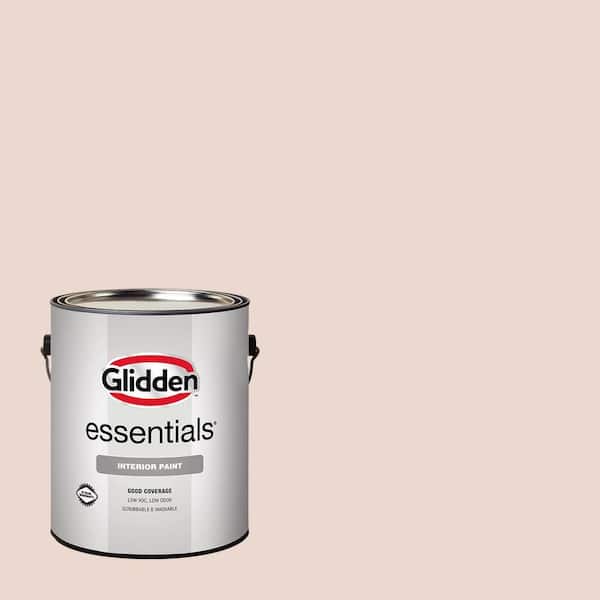 Glidden Essentials 1 gal. PPG1060-1 Winter Peach Flat Interior Paint