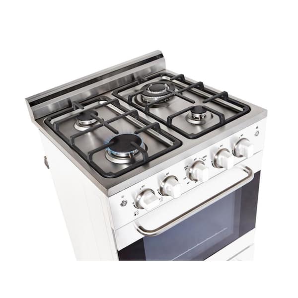 Unique Appliances Prestige 24 in. 2.3 cu. ft. Electric Range with  Convection Oven in Stainless Steel UGP-24V EC S/S - The Home Depot
