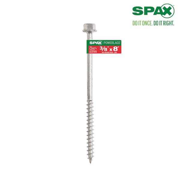 SPAX 1/2 in. x 5 in. Interior Hex Head Structural Wood Lag Screws Powerlags Hex (1 Each)