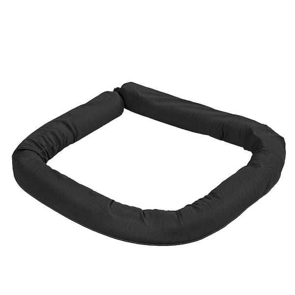 Sediment Filter Sock, 120 in. L x 5 in. W x 1.9 in. H Black Plastic Polypropylene Silt Fence(1-Pack), 2025 update