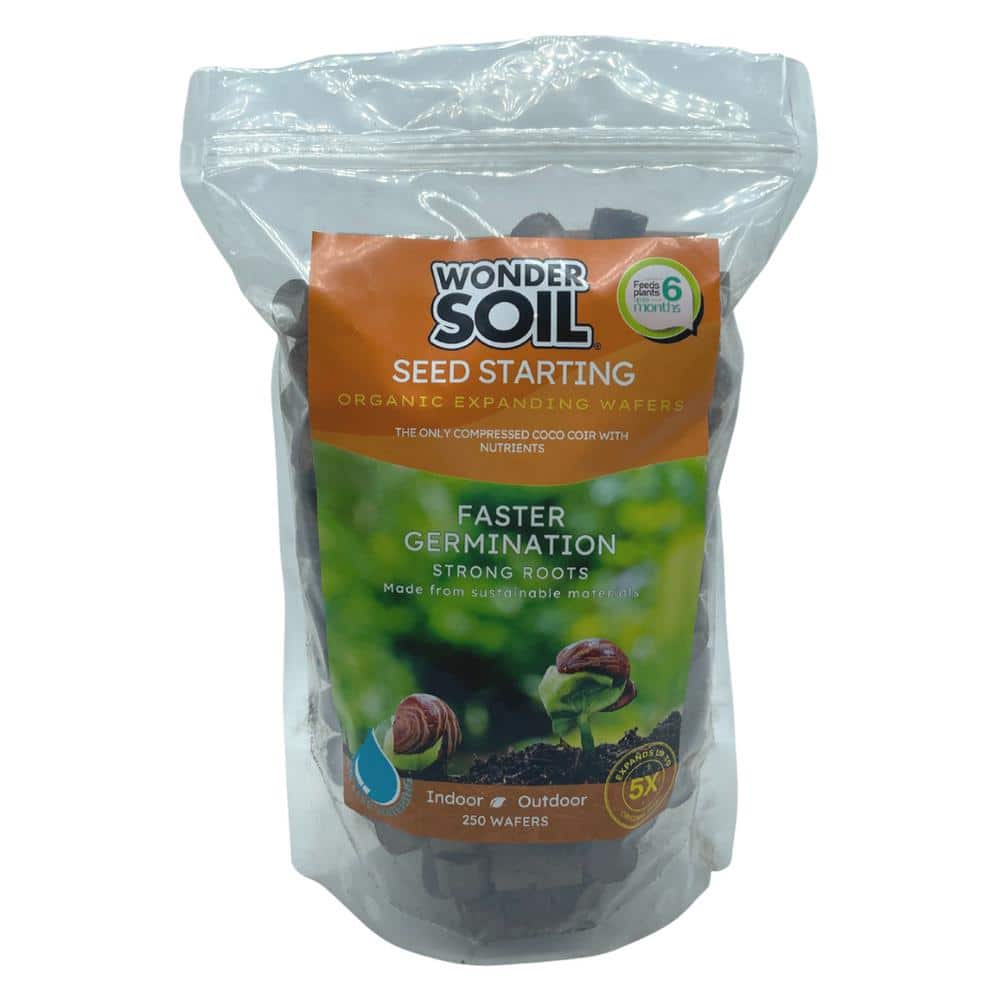 WONDER SOIL Expanding Coco Coir Seed Starting and Garden Living Soil Wafers Combo Pack WONDER SOIL Expanding Coco Coir Seed Starting and Garden Living Soil Wafers Combo Pack