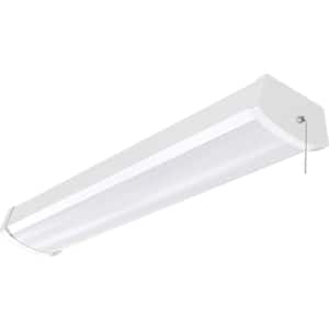 2 ft. 1600 Lumens Integrated LED Non-Di mmable White Wraparound Light, 3000K