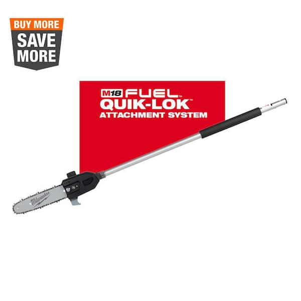Milwaukee M18 FUEL QUIK-LOK 10 in. Pole Saw Attachment (Tool-Only)