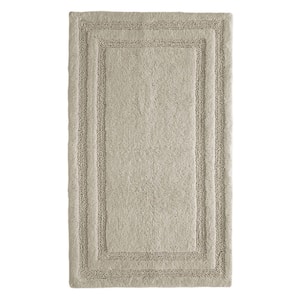 Isla Gray 17 in. x 24 in. and 21 in. x 34 in. 2-Piece Bath Rug Set