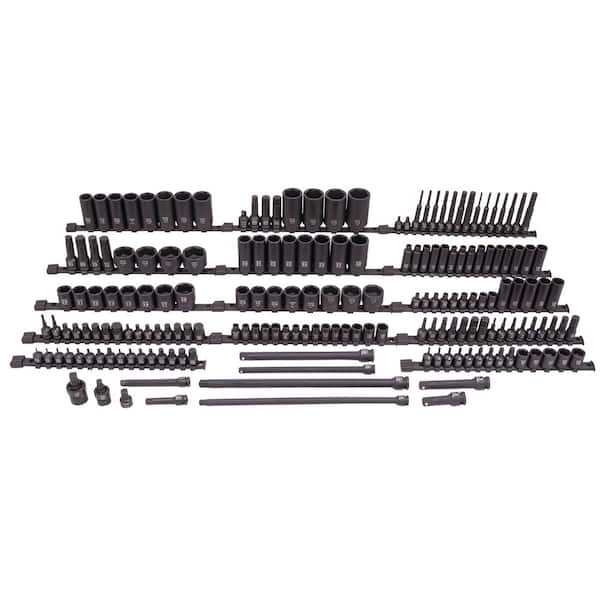 SUNEX TOOLS Mixed Drive Master Impact Socket Set (181-Piece) 10181