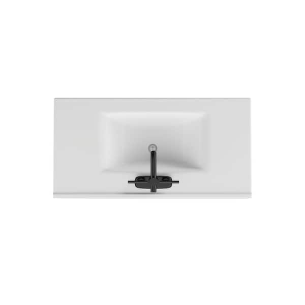 36 in. W x 18.13 in. D x 34 in. H Single Bath Vanity in Saw Cut Espresso with White China Sliding Barn Door
