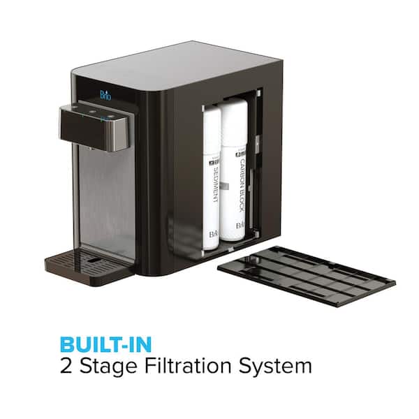 Brio CLCTPOU620UVF2 Tri-Temp 2-Stage Countertop Point of Use Water Cooler with UV Self-Cleaning - 2