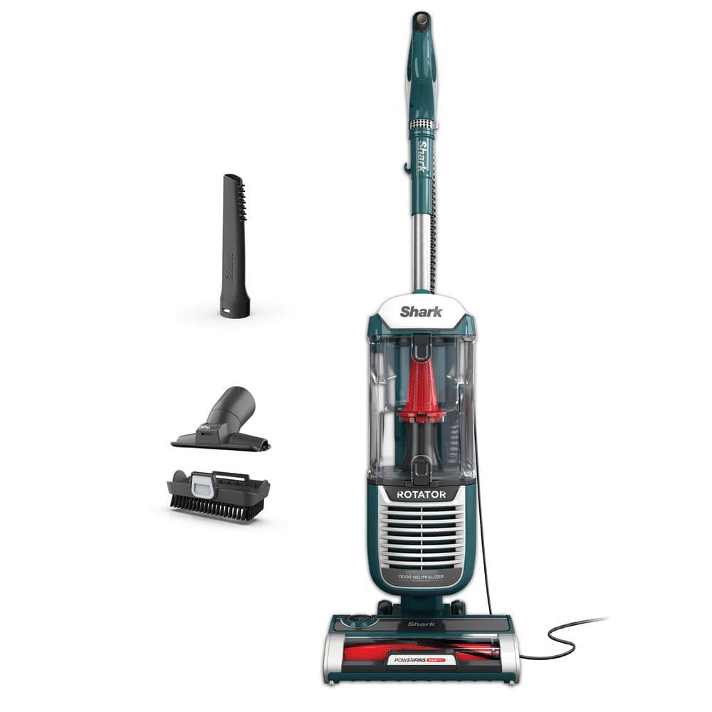 Rotator Swivel Pro Bagless Corded Upright Vacuum with PowerFins HairPro and Odor Neutralizer Technology in Green - Shark ZU81