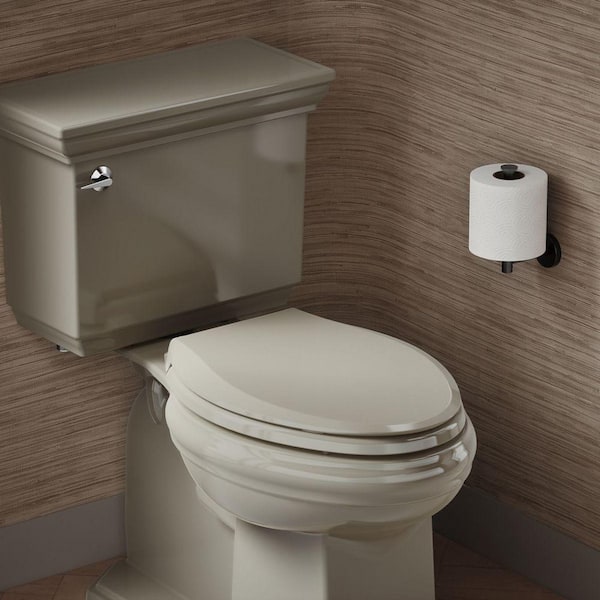 Cachet Elongated Nightlight Quiet Close Toilet Seat in Sandbar