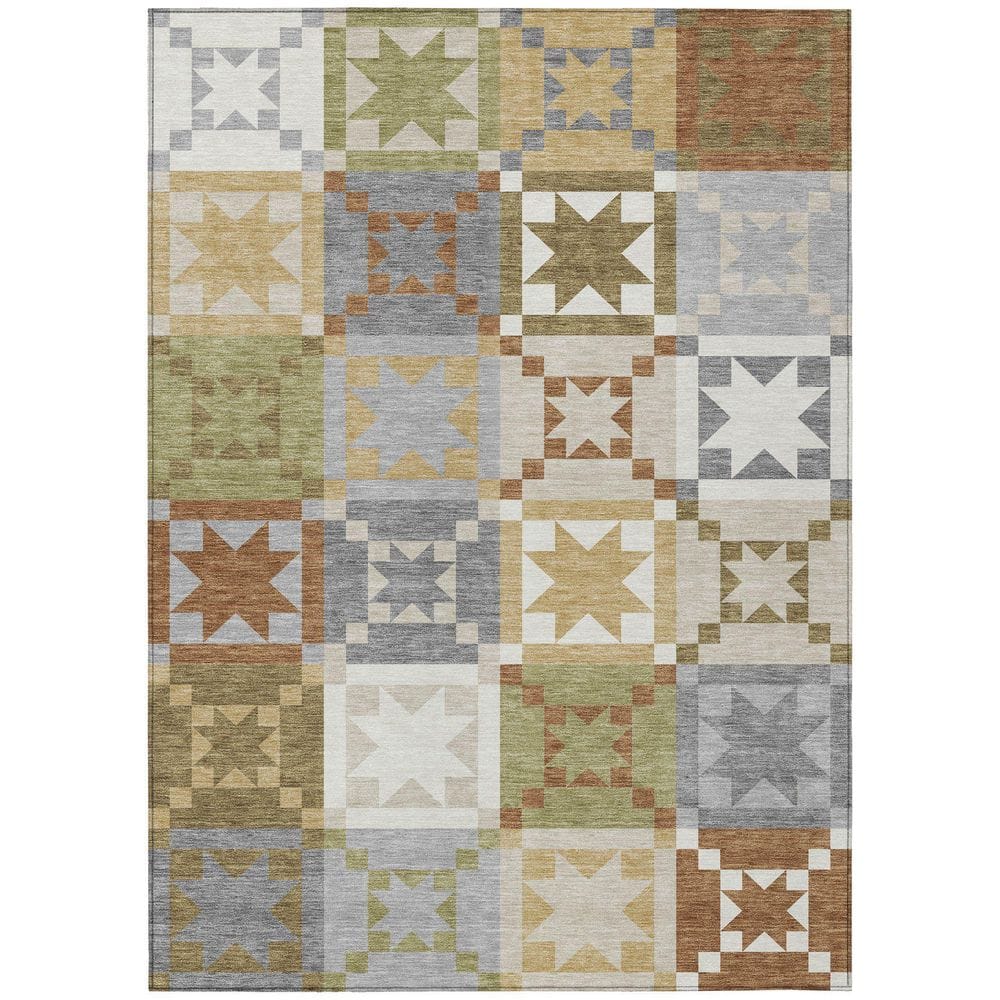 Chantille Machine Washable Indoor/Outdoor Abstract ACN2538 Gray 3 ft. x 5 ft. Area Rug price history on PriceWatchPro