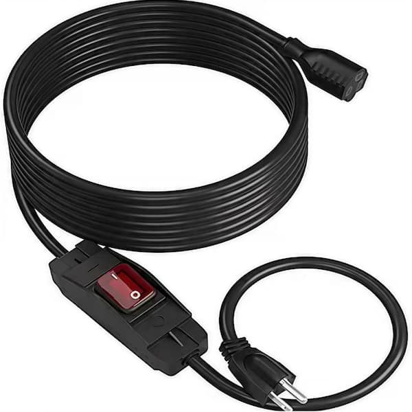HIITIO Heavy-Duty Power Extension Cable 15 ft. 14 / 3 SJTW Outdoor ...