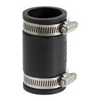 1-1/4 in. PVC Flexible Coupling with Stainless Steel Clamps
