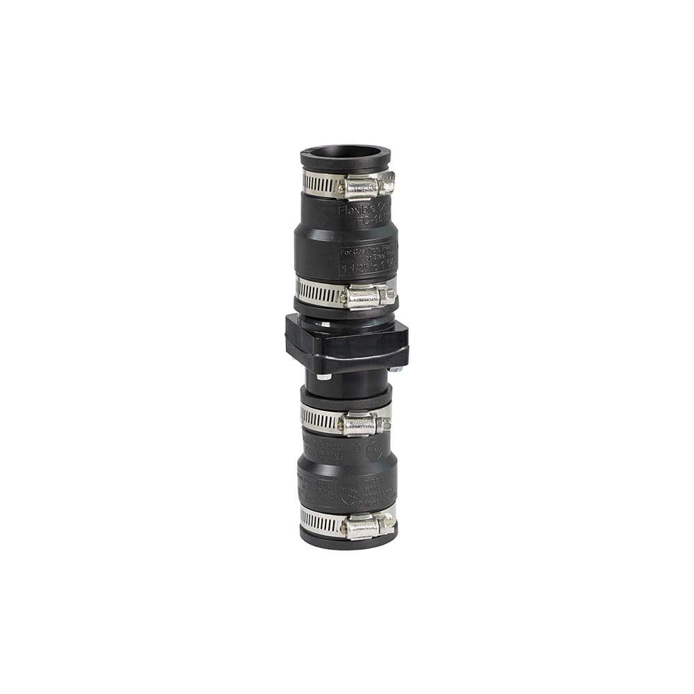 1.5 in. x 1.25 in. Plastic Sump Pump Check Valve with PVC Adapters and Stainless Steel Clamps price history on PriceWatchPro