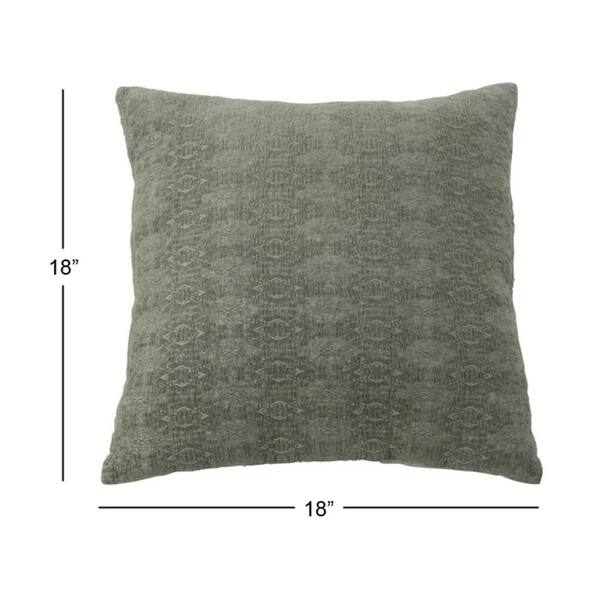 light green decorative pillows