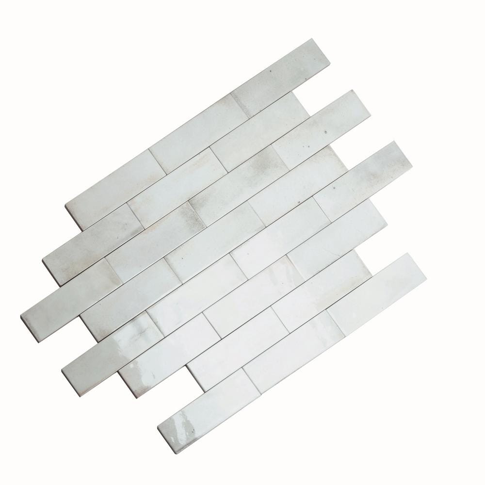 Glossy White Ceramic Subway Tile for Kitchen and Bathroom
